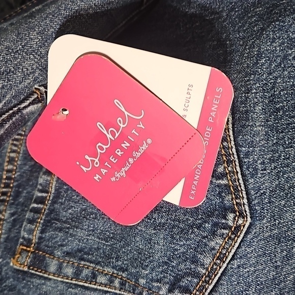 Isabel Maternity Expandable Side Panels Pregnancy Shorts Size 6 NWT - Picture 5 of 10